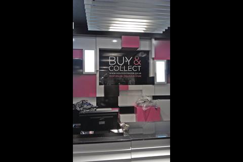 House of Fraser’s collection area is not a back-of-store afterthought